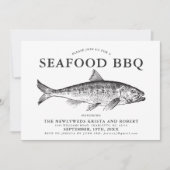 Minimale uitnodiging voor de Gepersonaliseerd visp (Voorkant)