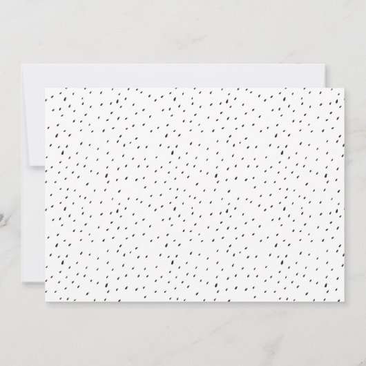 Minimale uitnodiging voor de Gepersonaliseerd visp (Achterkant)