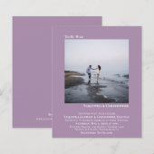 Minimale uitnodiging voor een budgettair minimalis (Voorkant / Achterkant)