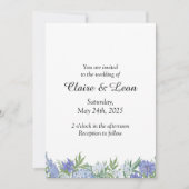 Minimale uitnodiging voor een Floral Wedding (Voorkant)