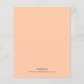 Minimale uitnodiging voor een wedstrijd met een fo (Achterkant)