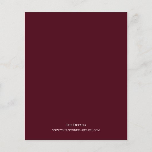 Minimale uitnodiging voor een wedstrijd-wedstrijd (Achterkant)