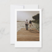 Minimale uitnodiging voor Elegant Bridal Shower (Achterkant)