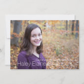 Minimale uitnodiging voor fotografie (Voorkant)