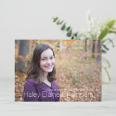 Minimale uitnodiging voor fotografie (Staand voorkant)