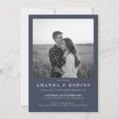 Minimale uitnodiging voor fotoweddenschappen (Voorkant)