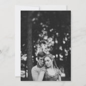 Minimale uitnodiging voor fotoweddenschappen (Achterkant)