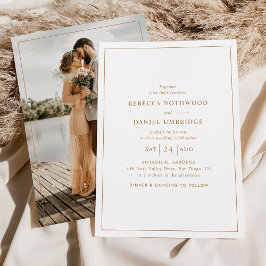 Minimale uitnodiging voor fotoweddenschappen