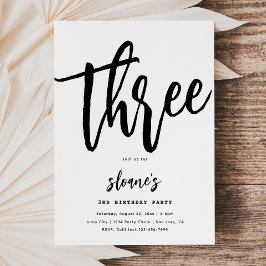 Minimale uitnodiging voor geboorte | Eenvoudige ve