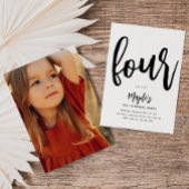 Minimale uitnodiging voor geboorte | Eenvoudige ve