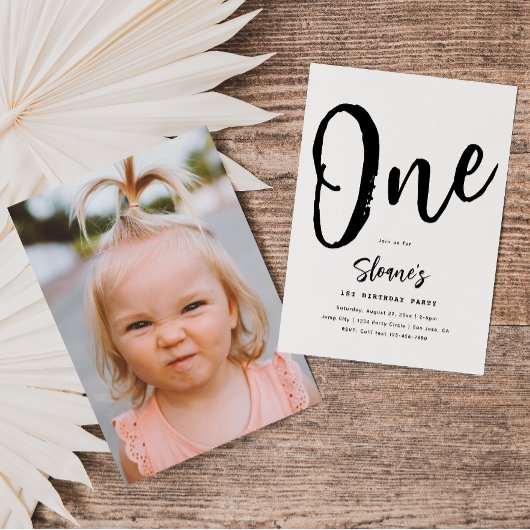 Minimale uitnodiging voor geboorte | Eenvoudige ve