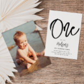 Minimale uitnodiging voor geboorte | Eenvoudige ve