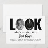 Minimale uitnodiging voor geboorte van volwassen d (Voorkant / Achterkant)