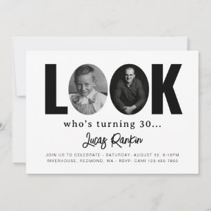 Minimale uitnodiging voor geboorte van volwassen d