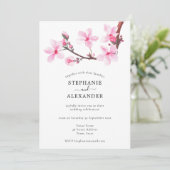 Minimale uitnodiging voor het bindrietsjerskosbloe (Staand voorkant)