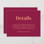 Minimale uitnodiging voor het indienen van een ova (Voorkant / Achterkant)