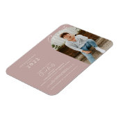 Minimale uitnodiging voor het Roos van het Afstude Magneet (Linkerzijde)