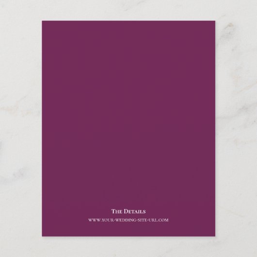 Minimale uitnodiging voor het uitzenden van een be (Achterkant)