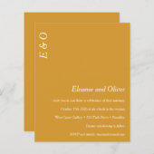 Minimale uitnodiging voor het uitzenden van een ge (Voorkant / Achterkant)