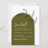 Minimale uitnodiging voor het uitzenden van een sc (Voorkant)