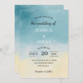 Minimale uitnodiging voor het uitzenden van het st (Voorkant / Achterkant)