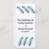 Minimale uitnodiging voor huwelijk (Voorkant)