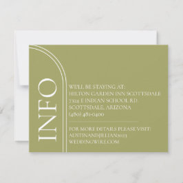 Minimale uitnodiging voor huwelijksgegevens