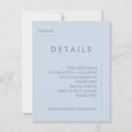 Minimale uitnodiging voor huwelijksgegevens