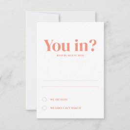 Minimale uitnodiging voor huwelijksgegevens