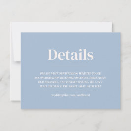 Minimale uitnodiging voor huwelijksgegevens