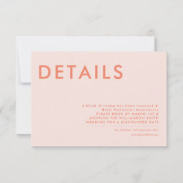 Minimale uitnodiging voor huwelijksgegevens