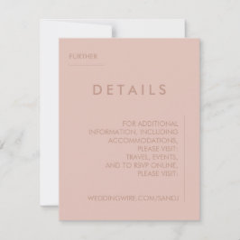 Minimale uitnodiging voor huwelijksgegevens