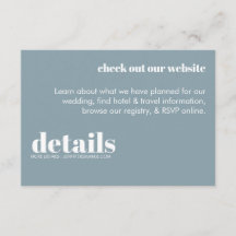 Minimale uitnodiging voor huwelijksgegevens