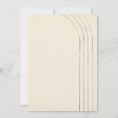 Minimale uitnodiging voor ivoorhuwelijk (Achterkant)