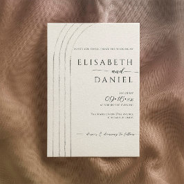 Minimale uitnodiging voor ivoorhuwelijk