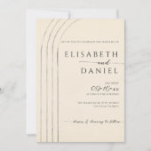 Minimale uitnodiging voor ivoorhuwelijk (Voorkant)