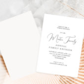 Minimale uitnodiging voor klassieke gezinsherenigi