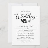 Minimale uitnodiging voor vertakking (Voorkant)