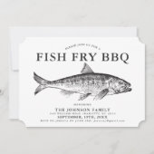 Minimale uitnodiging voor vissen voor Y partij Gep (Voorkant)