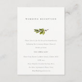 Minimale uittreksels van de boomstam Elegant Informatiekaartje (Voorkant)