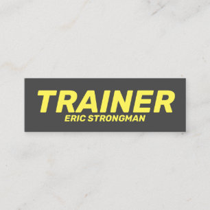 Minimale uitvalstijl mini visitekaartje