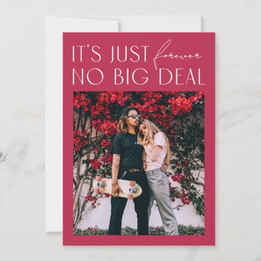 Minimale uitzending van Bright Magenta Digital Pho Kaart (Voorkant)