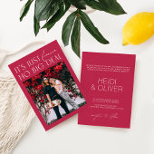 Minimale uitzending van Bright Magenta Digital Pho Kaart