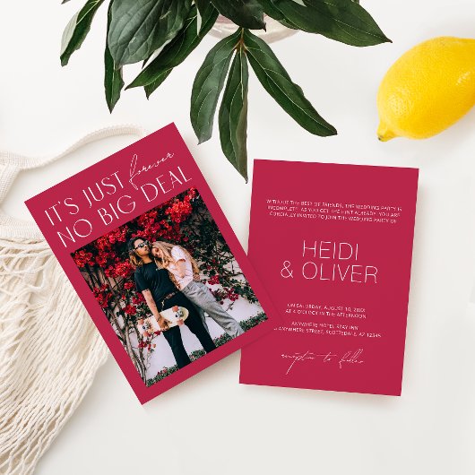 Minimale uitzending van Bright Magenta Digital Pho Kaart