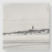 Minimale Uitzicht Stenen Onderzetter (Voorkant)