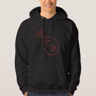 Minimale Ukulele-Muziek Liefhebber Hoodie