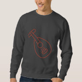 Minimale Ukulele Muziek Liefhebber Trui (Voorkant)