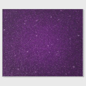 Minimale ultraviolette Paarse glittereierdruiven Cadeaupapier (Vlak)