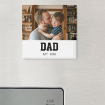 Minimale Vader Gevestigd Vaderdag Cadeaumagneet