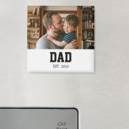 Minimale Vader Gevestigd Vaderdag Cadeaumagneet Magneet